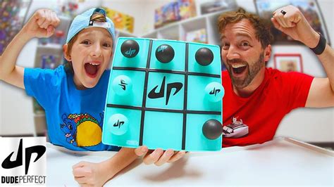 Father Son Play Sticky Tic Tac Toe Dude Perfect Youtube