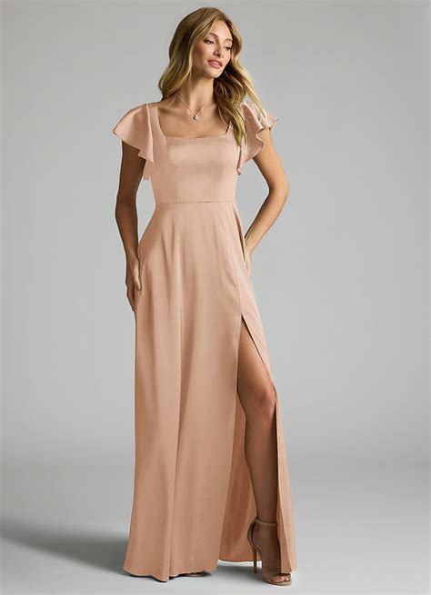 Azazie Bondi English Rose Bridesmaid Dresses Azazie