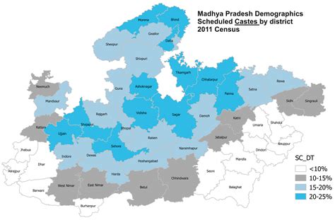 In Maps: How The Demography Of Madhya Pradesh Affects Its Politics