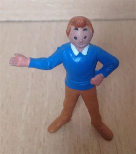 Figurine Pvc Belvison Esso Tintin Kuifje Herge Tintin Saluant