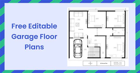 Free Editable Garage Floor Plans Edrawmax Online