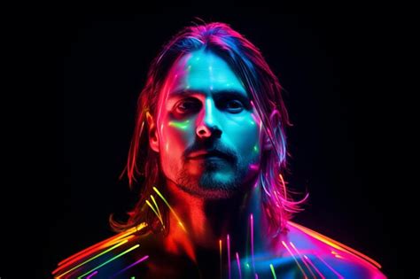 Premium Ai Image Neon Nirvana Nirvana Live Wallpaper Photo