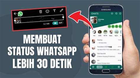 Cara Membuat Status Whatsapp Lebih Dari 30 Detik YouTube