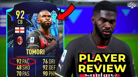 92 TOTS MOMENTS FIKAYO TOMORI PLAYER REVIEW FIFA 23 ULTIMATE TEAM