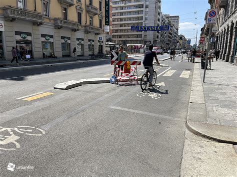 Milano Porta Venezia Loreto Ciclabile Di Corso Buenos Aires Agosto