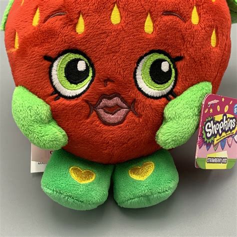 Shopkins Strawberry Kiss Plush Stuffed Toy And 50 Similar Items