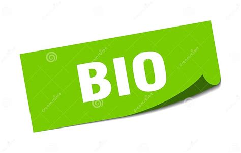 Bio Sticker Stock Vector Illustration Of Peel Badge 153875982