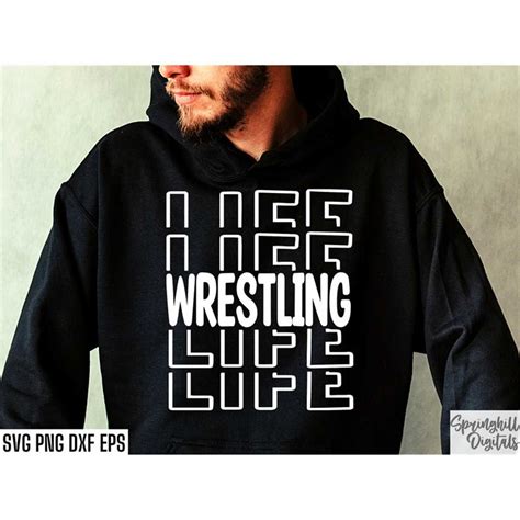 Wrestling Life Svg Wrestling Mom Shirt Svgs Sports Seaso Inspire