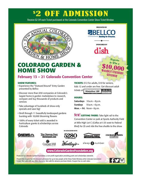 Colorado's 2016 Home & Garden Show Coupon | National Home Improvement Blog