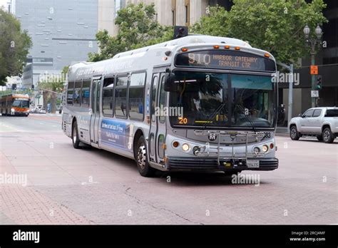 Los Angeles California La Metro Bus Transit Public Transport Of Los