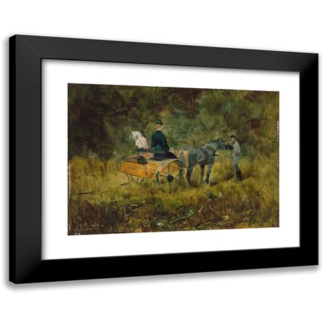 Henri De Toulouse Lautrec X Black Modern Framed Museum Art Print