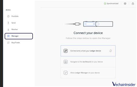 How to store Vechain VET on a Ledger Nano S | VechainInsider.com