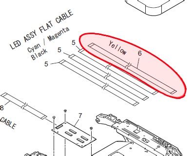 Brother D00FVE001 Led Assy Flat Cable Ye Originale OFBA Srl