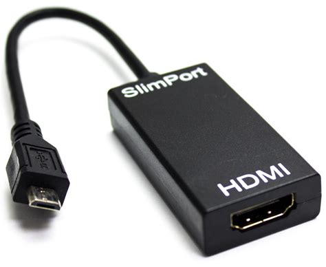 Conversor Micro Usb Slimport Mhl A Hdmi Informatica Cables Y Conectores Adaptadores