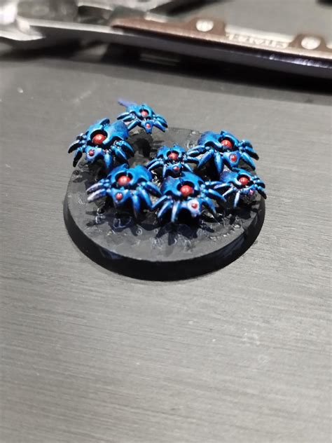 Just a little tester of a non-traditional Necron paint scheme : r ...