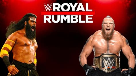 Wwe K Veer Mahaan Vs Brock Lesnar Royal Rumble Iron Man Match