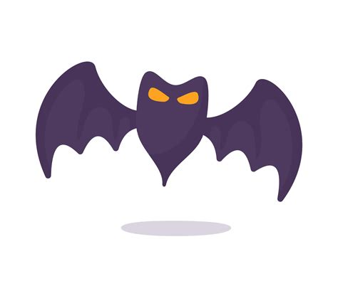 Vampire Bat Cartoon Scary Ghost Bat Blood On Halloween 26706762 Vector