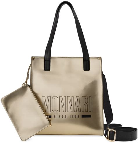 Torebka Monnari Torba Shopper Logo Lakierowana A Monnari Moda