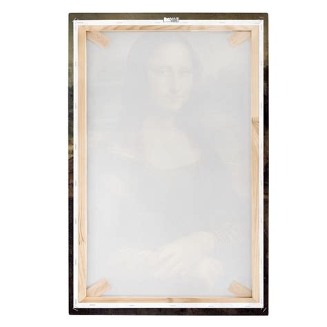 Leonardo Da Vinci Mona Lisa Leinwandbild Im Hochformat Bilderwelten