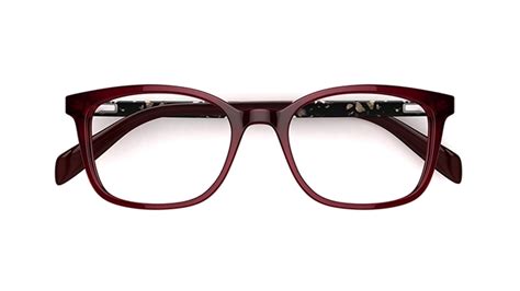 Karen Millen Womens Glasses Km 123 Red Square Acetate Plastic Frame