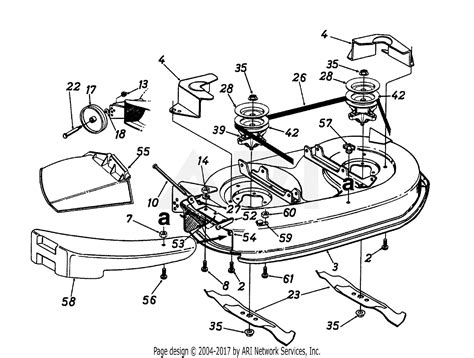 Murray Lawn Mower Drive Belt Diagram 42 Inch