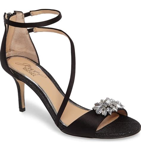 Jewel Badgley Mischka Leighton Embellished Strappy Sandal Women