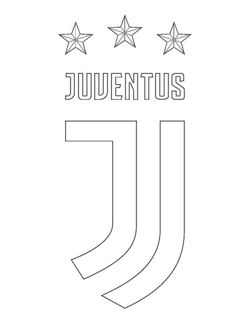 Juventus Fc Logo Coloring Page Libri Pagine Da Colorare Calciatori