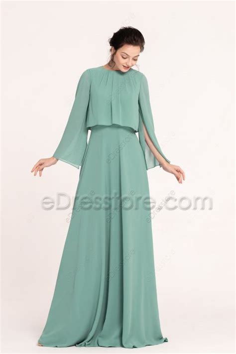 Seafoam Green Bridesmaid Dresses For Beach Wedding Edresstore