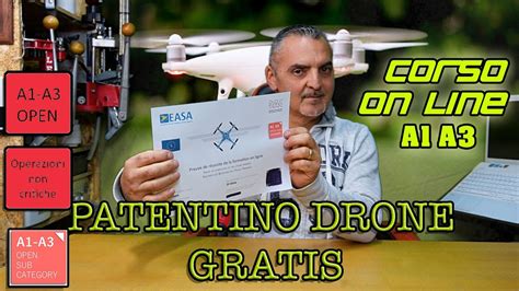 Patentino Drone GRATIS Con EASA YouTube