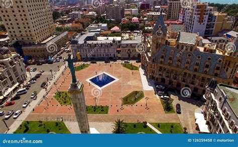 Europe Square In Batumi With Medea Monument And Fountain Georgia