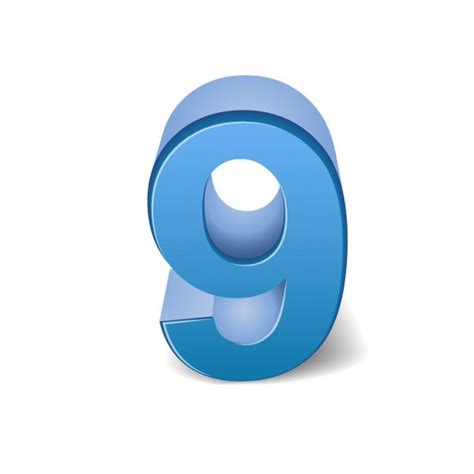 3d Shiny Blue Number 8 Stock Vector Image By ©kchungtw 121738316