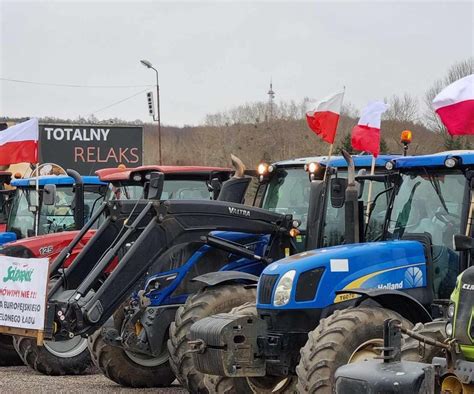 Protest Rolnik W W Szczecinie Przejazdy Ci Gnik W