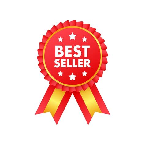 Premium Vector Best Seller Badge Best Seller Golden Label Retail