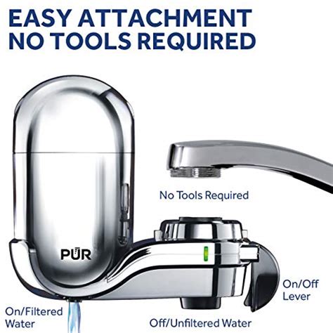 Pur Fm Advanced Faucet Water Filtration System Chrome