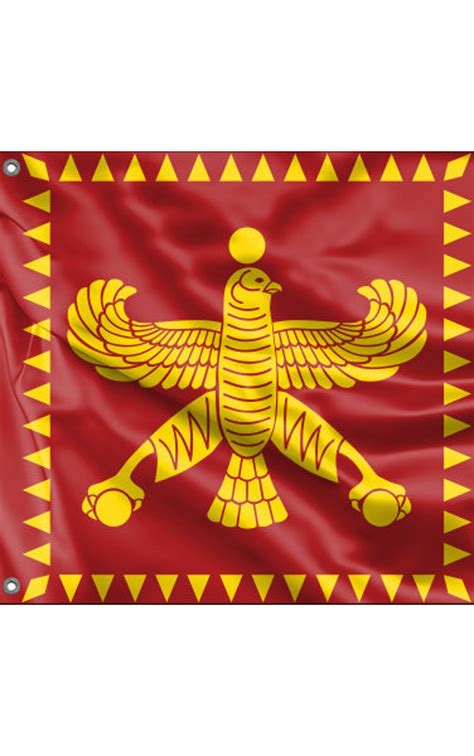 Square Flag Of Achaemenid Empire Unique Design Print High Quality