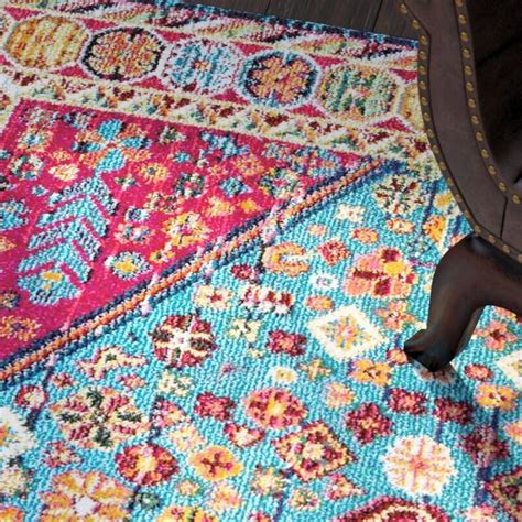 Bungalow Rose Shetucket Oriental Blue Pink Orange Area Rug Reviews