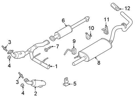 Ford Bronco II Catalytic Converter 5 0 LITER F 150 5 0L ML3Z5E212T