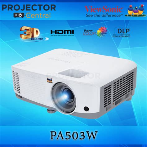 Projector Viewsonic Pa W Dlp Projector Ansi Lumens Wxga