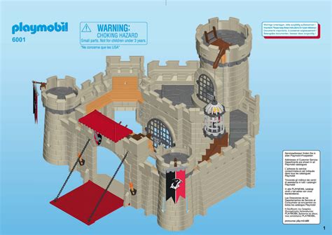 Mode Demploi Playmobil Set Knights Citadelle Des Chevaliers De L