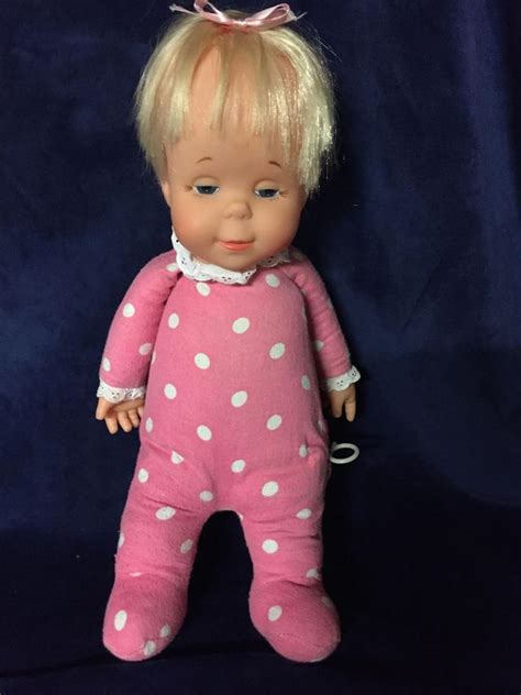 S Original Drowsy Doll Mattel Talking Pull String Clean Talking