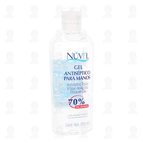 Gel Antiséptico Nuvel para Manos 250 ml