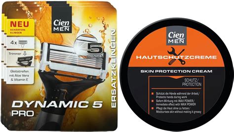 Cien Men Lot de 12 lames de rechange pour système de rasage DYNAMIC 5