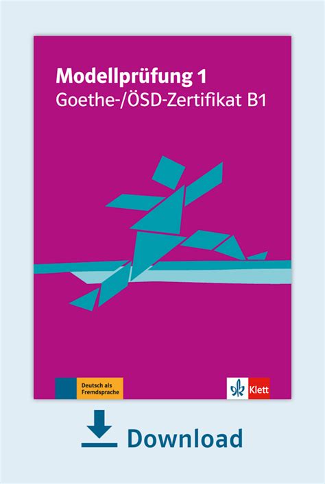 Modellpr Fung Goethe Sd Zertifikat B Pdf Mit Audio Dateien