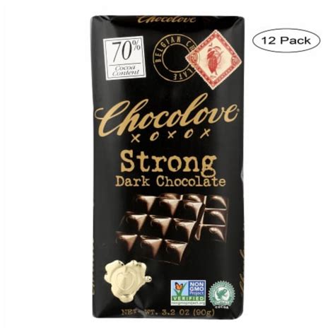 Chocolove Xoxox Premium Chocolate Bar Dark Chocolate Strong 3 2