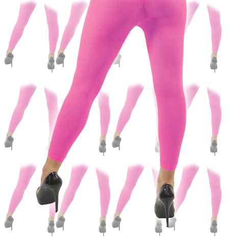 Neon Pink Footless Tights 12 Pack 8016d Private Island Party