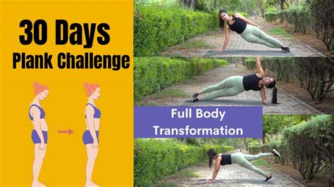 30 Days Plank Challenge Lose Upto 5kgs Full Body Transformation At Home Somya Luhadia