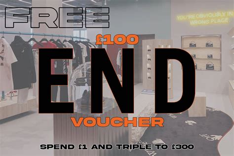 Free Chance To Win £100 End Voucher Prize Tripled Over £1 Spend