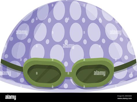 Athlete Swim Cap Icon Cartoon Vector Sport Accessory Perfect Swimmer