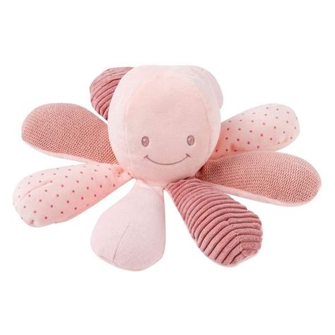 Doudou Nattou Pieuvre Rose Activité Lapidou