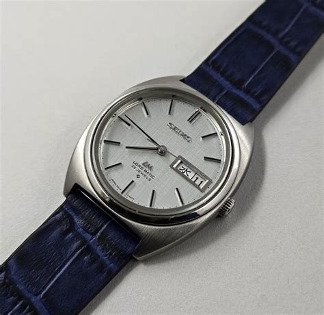 Seiko No Reserve Price Men Lord Matic Linen Dial 5606 7140 1971